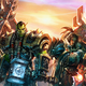 From left to right (big breath!): Forsaken, Troll, Tauren, Blood Elf, Orc, Human, Draenei, Dwarf, Gnome, Night Elf.